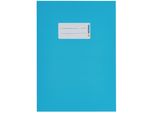 10X Herma 19764 Cartelle Protettive Per Libretti In Cartone A5 Azzurro