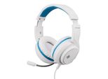 Deltaco GAM-127-W - Cablato - Gioco - 20 - 20 Hz - 345 G - Cuffie - Blu - Bianco