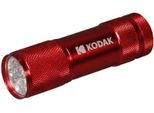 Torcia Elettrica A 9 Led In Alloggiamento Metallico Rosso
