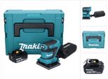 Levigatrice Orbitale A Batteria Makita Dbo 480 T1J 18 V 112 X 102 Mm + 1X Batteria Ricaricabile 5,0 Ah + Makpac - Senza Caricabatterie