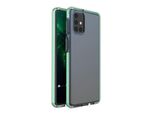 Spring Case Pokrowiec ŻElowe Etui Z Kolorową Ramką Do Samsung Galaxy M31S MięTowy