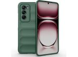 Oppo Reno 12 Cover - Silicone - Imoshion Custodia Morbida/Copertina Posteriore - Verde Scuro