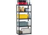 Scaffalatura Di Alta Qualità A 5 Livelli - Scaffalatura Senza Bulloni Per Garage - Scaffalatura Per Cantina 457,2X812,8X1828,8 Mm - Sistema Di Organizzazione Salvaspazio