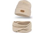 Pamami Set Invernale Per Bambini Akechg Beige Taglia Unica