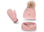 Pamami Set Invernale Donna Boutaje Rosa Taglia Unica