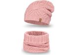 Pamami Set Invernale Donna Gulzar Rosa Chiaro Taglia Unica
