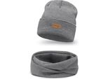 Pamami Set Invernale Per Bambini Tui Grigio Taglia Unica
