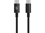 Cavo Di Ricarica Rapida Da USB-C A USB-C 60 W, 3 A, Pd, 0,25 M - Nero