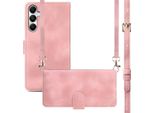 Samsung Galaxy A17/Samsung Galaxy A17 Custodia - Pelle Finta - Imoshion Custodia Con Cinturino/Custodia A Libro - Rosa