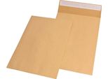 Mayer-Network 30007039 Buste Pieghevoli - C4, Senza Finestra, Piegatura 40 Mm, Fondo A Blocco, Adesivo Sensibile Alla Pressione, 120 G/M², Marrone, 100 Pezzi