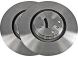 2X Disco Freno Vaico V10-80105 Anteriore Per Audi Tt Coupé (8J3) Tt Roadster (8J9)