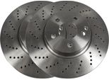 2X Disco Freno Vaico V30-80005 Anteriore 64 5Mm 322Mm