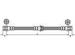 Tubo Freno 505Mm Metzger Per Vw Golf Vi