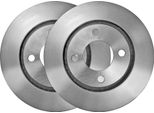 2X Disco Freno Vaico V10-80051 Anteriore Per Audi 80 Sedan (8C2 B4) 56 5Mm