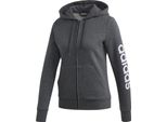 Adidas Felpe Essentials Linear Fl Fz Hd, FM6491, Taglia: 158