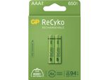 Gp Recyko 650. 2 Batterie Aaa Ricaricabili