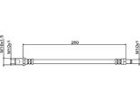 Tubo Freno 250Mm Metzger Per Daily Iv