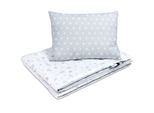 Set Multifunzionale Di Biancheria Da Letto Per Bambini Bellochi - Lenzuola Con Imbottitura 75X100 Cm E Cuscino 30X40 Cm - In 100% Cotone - Star Copse
