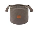 Cesto Portaoggetti Bellochi - 33 X 40 Cm - Spazioso E Versatile Cesto Portaoggetti Per Bambini Con Maniglia - In Morbido Velluto - Marrone