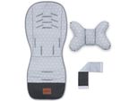 Inserto Passeggino Universale Reversibile Bellochi Con Cuscino E Protezioni Per Cinture -Rosette