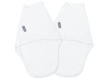 Bellochi Swaddle Mimi Pucksack Baby 0-3 Mesi - 2 Set Asciugamano Pucker Baby 0-3 Mesi - Morbido E Delicato 100% Cotone - Set Bianco Classico