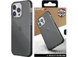 Raptic X-Doria Clear Case Custodia Blindata Per Iphone 14 Pro Max Nero