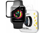 Wozinsky Watch Glass Vetro Ibrido Per Apple Watch 3 42Mm / Watch 2 42Mm / Watch 1 42Mm Nero