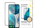 Wozinsky Super Durable Full Glue Vetro Temperato Con Telaio Amichevole Motorola Moto G52 Nero