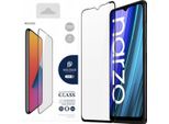 Dux Ducis 9D Vetro Temperato 9H Per L'intero Schermo Con Realme Narzo 50A Frame Black (Case Friendly)