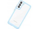 Custodia Outer Space Per Samsung Galaxy S22+ (S22 Plus) Cover Rigida Con Cornice In Gel Blu