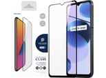 Dux Ducis 9D Vetro Temperato 9H Per L'intero Schermo Con Realme C35 Frame Black (Case Friendly)