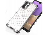 Custodia Blindata A Nido D'ape Con Cornice In Gel Samsung Galaxy A13 5G Trasparente