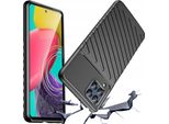 Thunder Case Custodia Flessibile Blindata Samsung Galaxy M53 5G Nero
