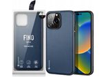 Dux Ducis Fino Custodia Nylon Cover Iphone 14 Pro Blu