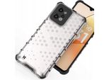 Custodia Blindata A Nido D'ape Con Telaio In Gel Realme C31 Trasparente
