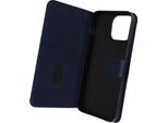 Avizar, Custodia In Pelle Finta Con Funzione Di Supporto Per Apple Iphone 14 Pro Max, Blu Scuro