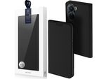Dux Ducis Skin Pro Case Vivo Y16 / Y02S Custodia A Fondina Con Patta Nero