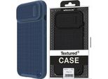 Nillkin Custodia S Testurizzata Per Iphone 14 Plus Custodia Blindata Con Copertura Della Fotocamera Blu