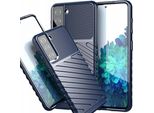Thunder Case Samsung Galaxy A14 5G Custodia Blindata In Silicone Blu