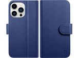 Icarer Custodia Portafoglio 2In1 Iphone 14 Pro Max In Pelle Con Flap Anti-Rfid Blu (Wmi14220728-Bu)
