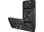 Custodia Blindata Hybrid Armor Camshield Per Iphone 13 Pro Max Con Copertura Della Fotocamera Nero