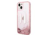 Karl Lagerfeld Klhcp14Slbklcp Iphone 14 / 15 / 13 6,1 RóżOwy/Pink Hardcase Liquid Glitter Big Kl