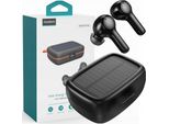 Choetech Cuffie Senza Fili Tws Con Pannello Solare Nero (Bh-T09)