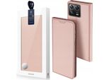 Dux Ducis Skin Pro Xiaomi 13 Custodia Con Carta Portafoglio Flap Stand Rosa