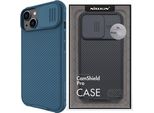 Nillkin Camshield Pro Custodia Magnetica Per Fotocamera Iphone 14 Plus Blu (Con Magsafe)