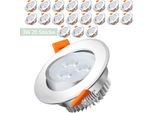Jiubiaz 20X 3W Bianco Freddo Led Faretti Da Incasso Faretti Da Soffitto Led Spot Da Soffitto Faretti Da Soffitto Faretti Da Incasso Luci Da Incasso Per Il Bagno Cucina Camera Da Letto