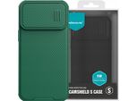Nillkin Camshield S Custodia Iphone 14 Pro Max Coperchio Blindato Per Fotocamera Verde