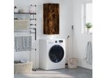 Vidaxl Armadio A Muro In Rovere Fumé 34,5X34X90 Cm