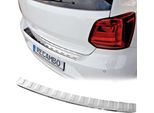 Protezione Paraurti Acciaio Inox Cromo Per Vw Polo V 6C 04.2014-2017 Con Bisello