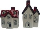 Melina Casette Di Natale Decorative Con Led - 2 Pezzi